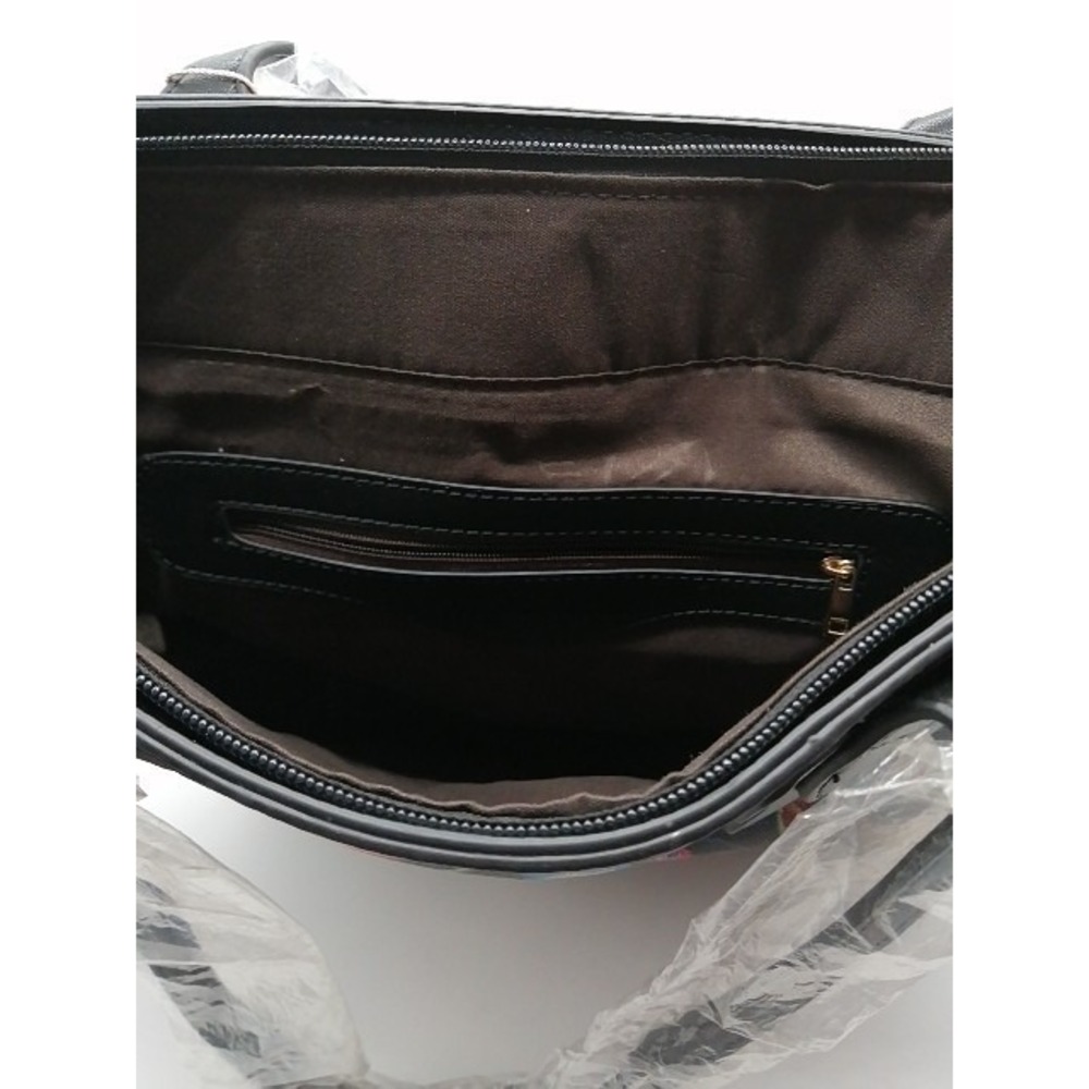 Mellow World Handbag Womens Multicolor Floral XL Zip Close Double Handle NEW‎ - Picture 6 of 7